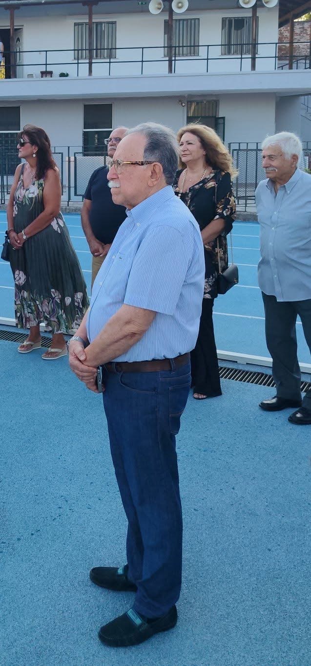 Παρευρισκόμενοι στον αγιασμό της ΕΛΠΙΣ Δράμας